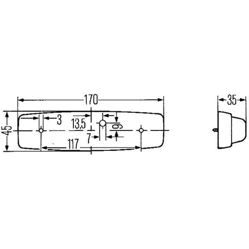 Hella Interior Lamp Cb 2JA Interior 2JA 001 364-001 12-97702231 2JA 001 364-001