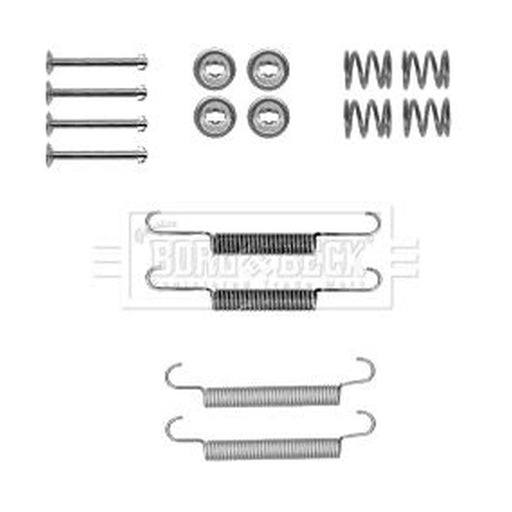 Borg & Beck Parking Brake Shoe Accessory Kit Rear BBK6206
