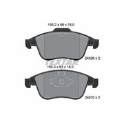 Textar Front Brake Pad Set 2482601