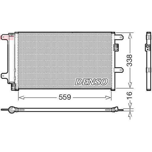 Denso Air Conditioning Condenser DCN12007