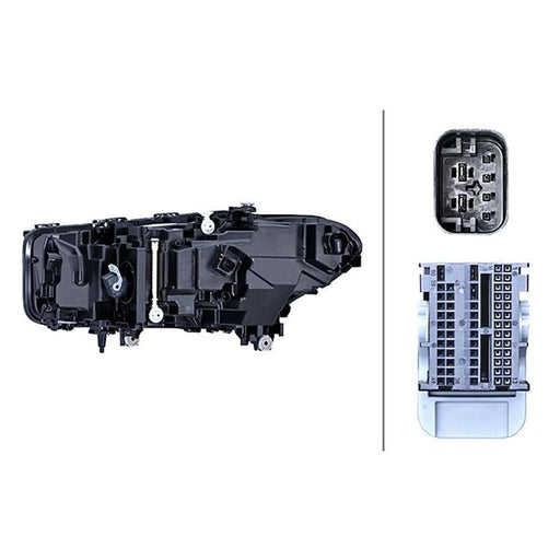 Hella Headlight Headlamp LED Right 1LX 015 449-341