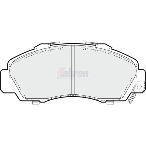 Fahren Front & Rear Brake Discs & Pads fits Honda Stepwgn 2000-2005 2.0
