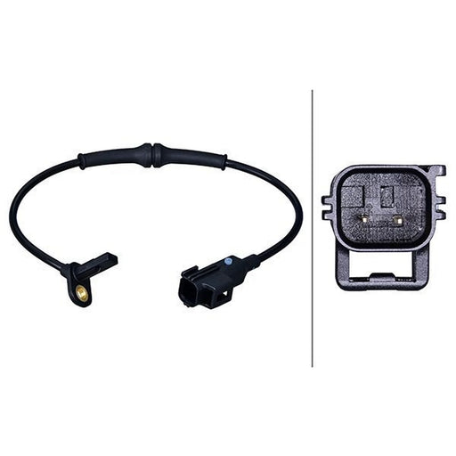 Hella ABS Wheel Speed Sensor Rear 6PU 358 218-231