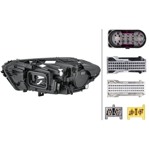 Hella Headlight Headlamp LED Right 1LX 015 091-941
