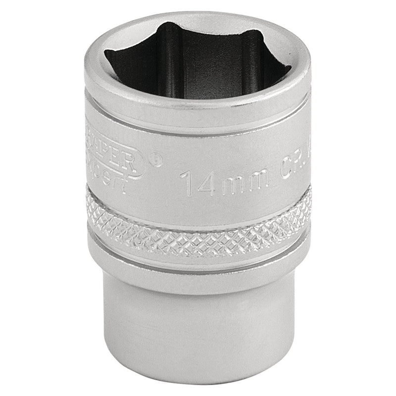 Draper 6 Point Metric Socket, 3/8" Sq. Dr., 14mm 16540 Draper  - Town Parts