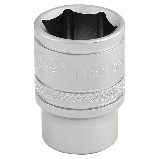 Draper 6 Point Metric Socket, 3/8" Sq. Dr., 14mm 16540 Draper  - Town Parts