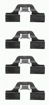 Textar Brake Pad Accessory Fitting Kit 82037300