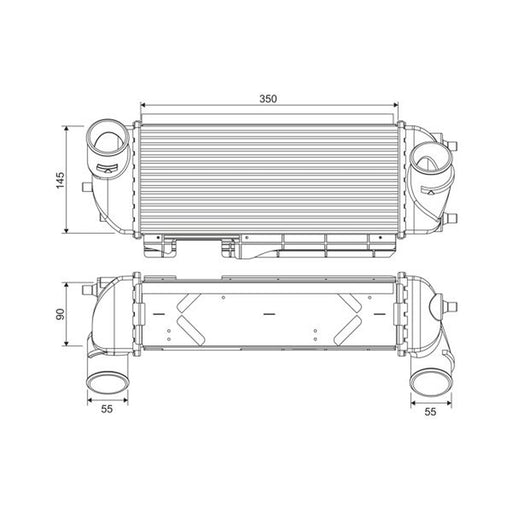 Valeo Intercooler (Charge Air Cooler) 818368