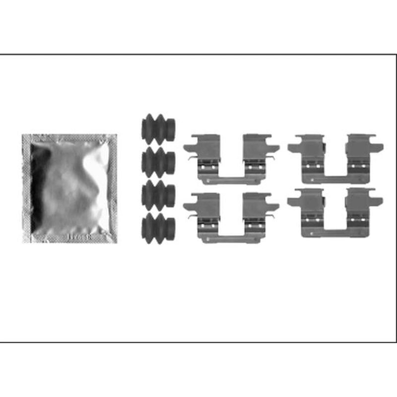 Textar Brake Pad Accessory Fitting Kit Rear 82539900