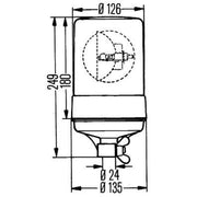 Hella Rotating Beacon Wide High 2RL 004 957-101