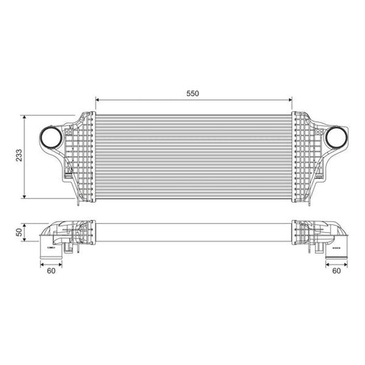 Valeo Intercooler (Charge Air Cooler) 818320
