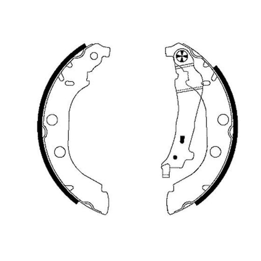 Mintex Brake Shoe Set Axle Kit MFR408