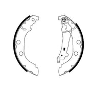 Textar Brake Shoe Set Axle Kit 91052600