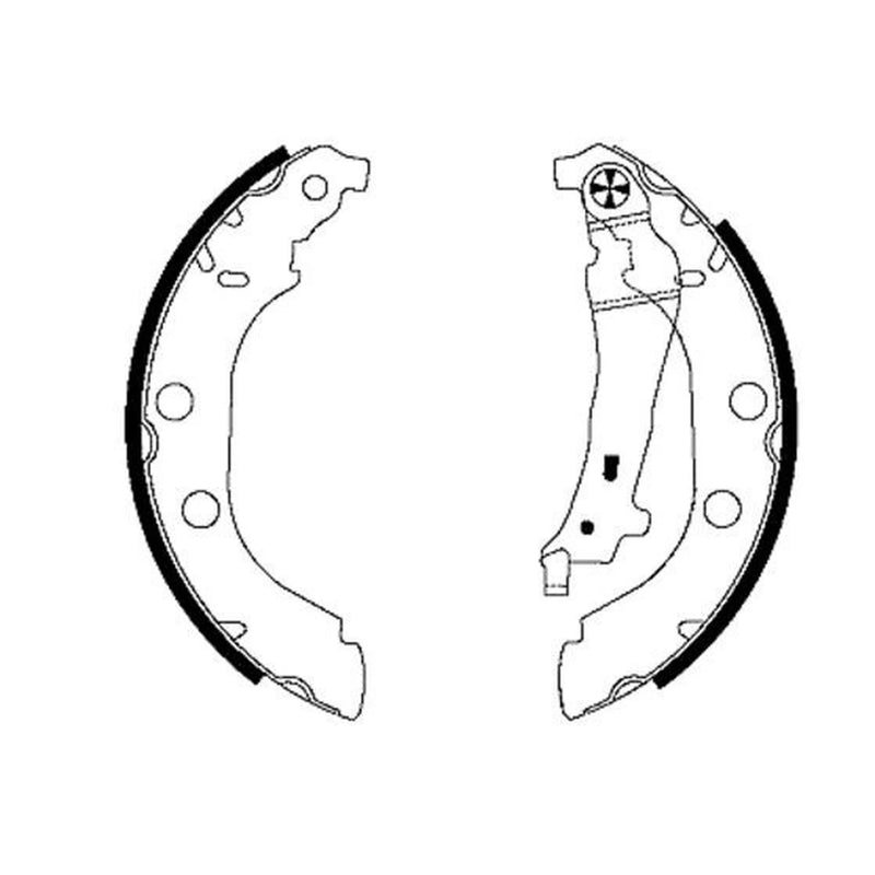 Textar Brake Shoe Set Axle Kit 91052600