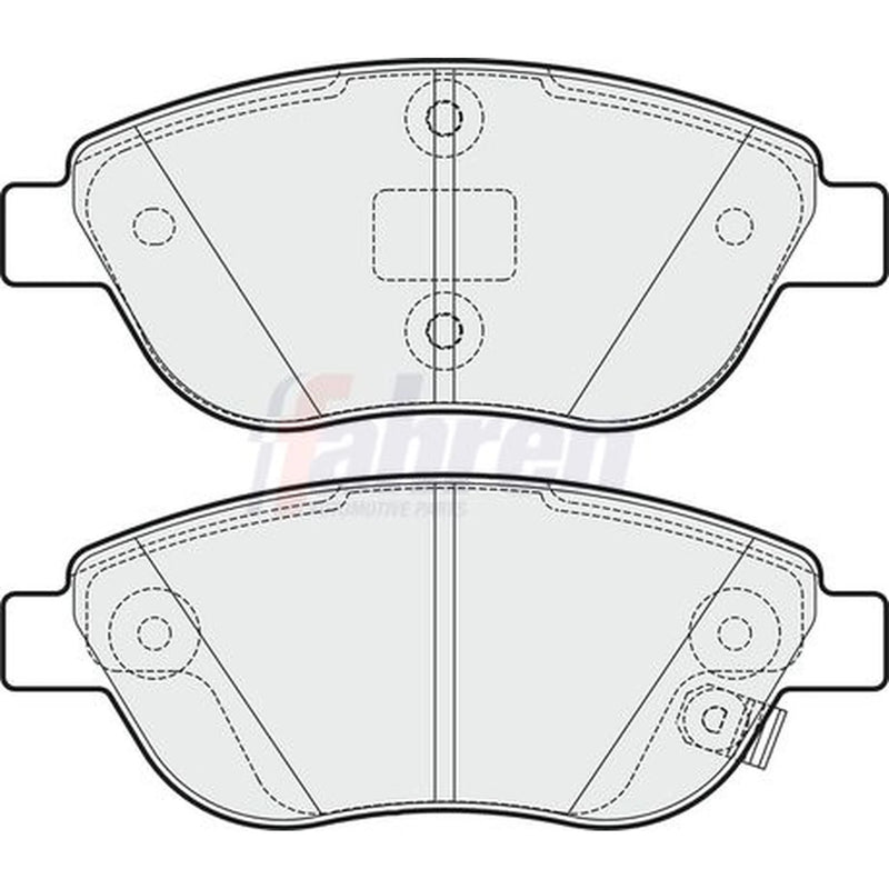 Fahren Front Brake Pad Set FBP3553