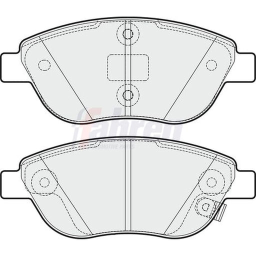 Fahren Front Brake Pad Set FBP3553