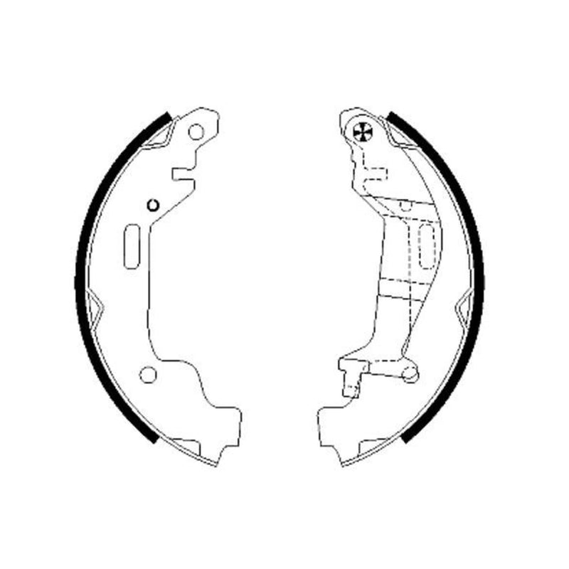 Textar Brake Shoe Set Axle Kit 91058000