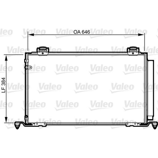 Valeo Air Conditioning Condenser 814209