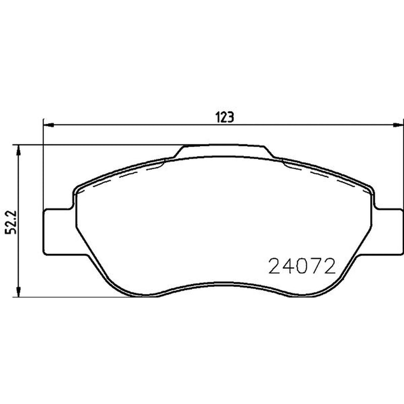 Mintex Front Brake Pad Set MDB2655