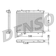 Denso Engine Radiator fits Citroën Berlingo 1996-2011 1.1 1.4 1.6 1.8 1.9 2.0