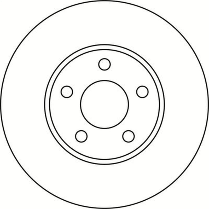 Abtex 2 x Vented Front Brake Discs BD2002V-x2