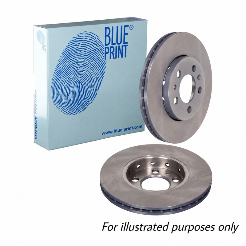 Blue Print 2 x Vented Front Brake Discs ADBP430273