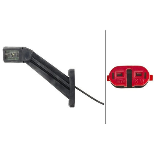 Hella Lamp Sml Rh Md12/24 2XS 2XS Lateral Mounting 2XS 011 744-201 2XS 011