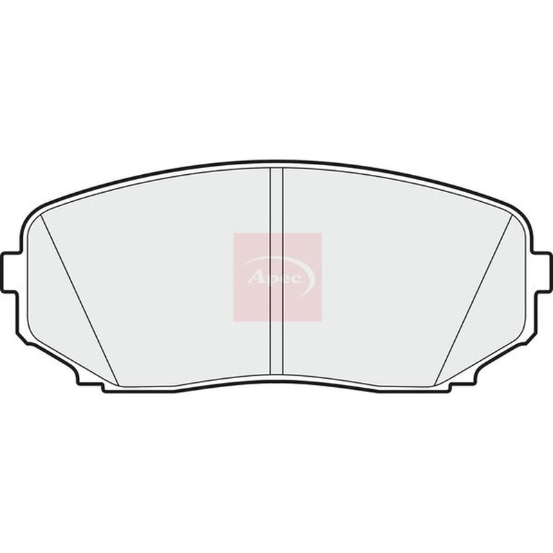 Apec Front Brake Pad Set PAD1607