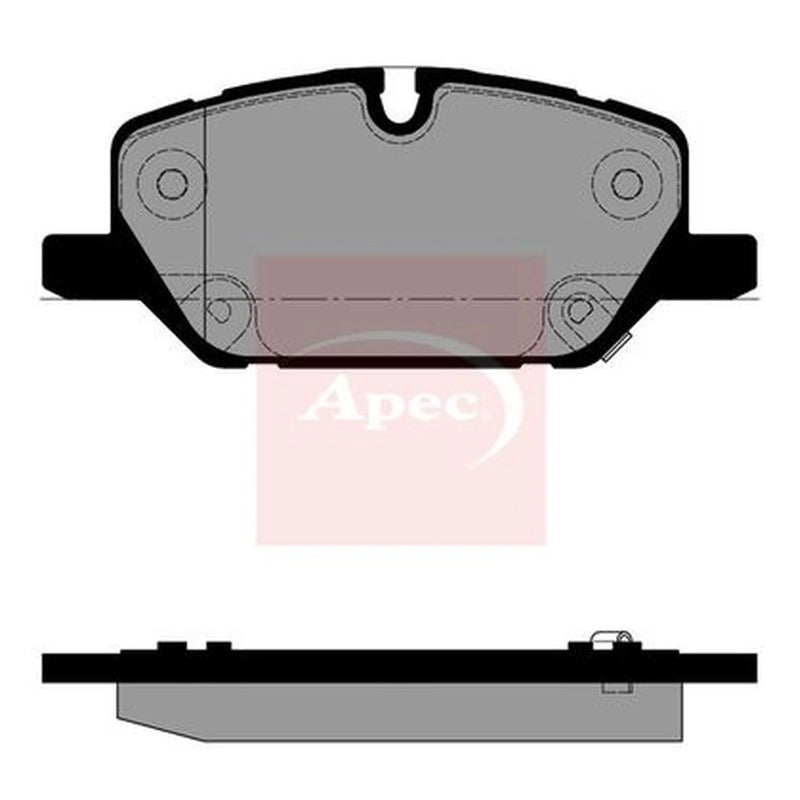 Apec Front Brake Pad Set PAD2538