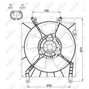 NRF Engine Cooling Fan 47492