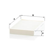MANN-FILTER Cabin Air Filter (Pollen Filter) Boot CU 22 016