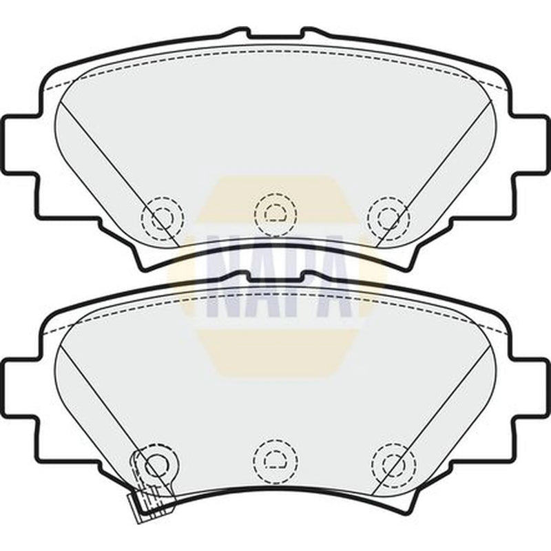NAPA Rear Brake Pad Set NBP1617