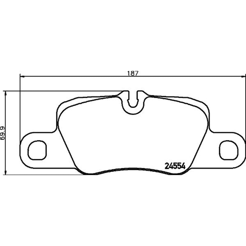 Mintex Rear Brake Pad Set MDB2975