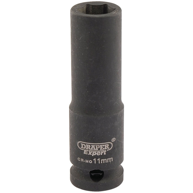 Draper Expert HI-TORQ 6 Point Deep Impact Socket, 3/8" Sq. Dr., 11mm Draper  - Town Parts