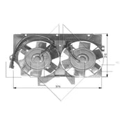 NRF Engine Cooling Fan 47036