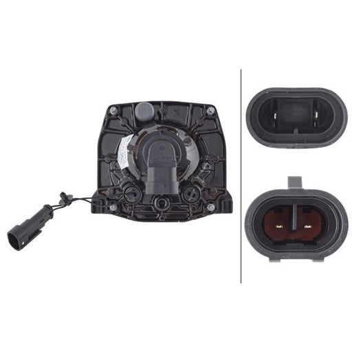 Hella Headlight Headlamp H7 Right 1LL 009 998-011