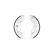 Textar Brake Shoe Set Axle Kit 91065800