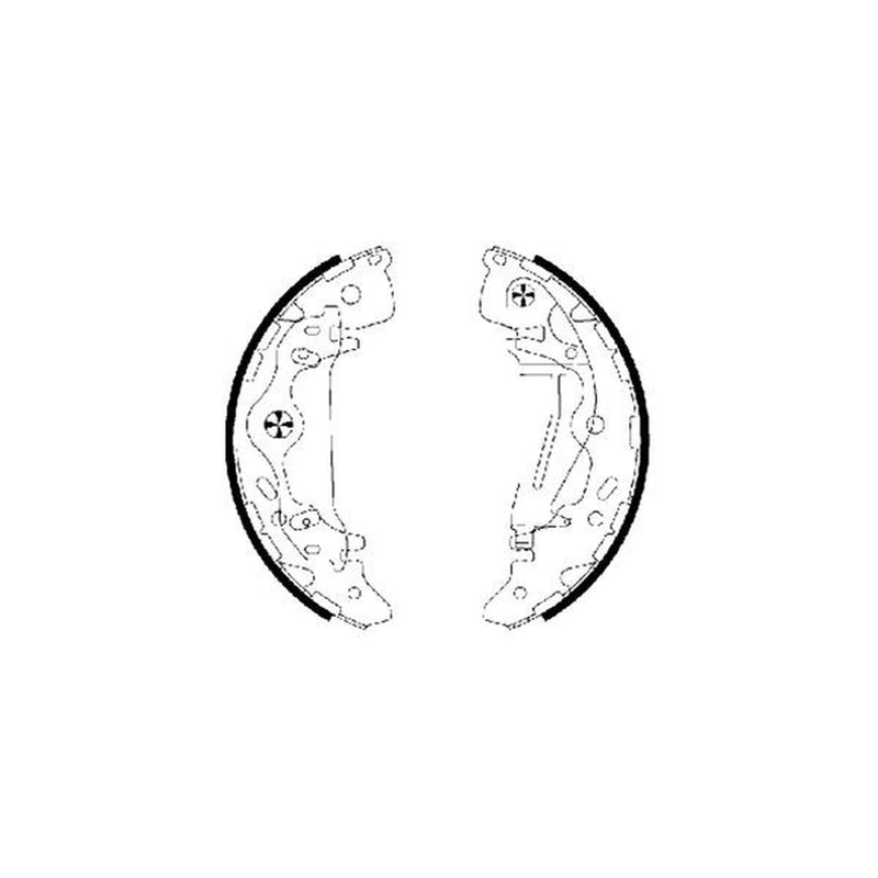 Textar Brake Shoe Set Axle Kit 91065800