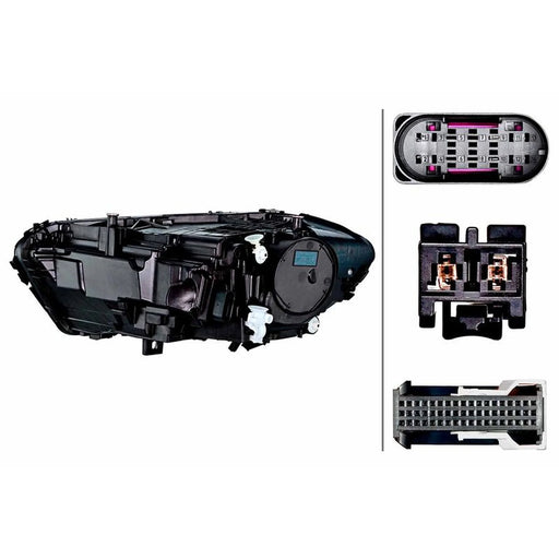 Hella Headlight Headlamp LED Right 1LX 015 390-541