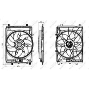 NRF Engine Cooling Fan 47849