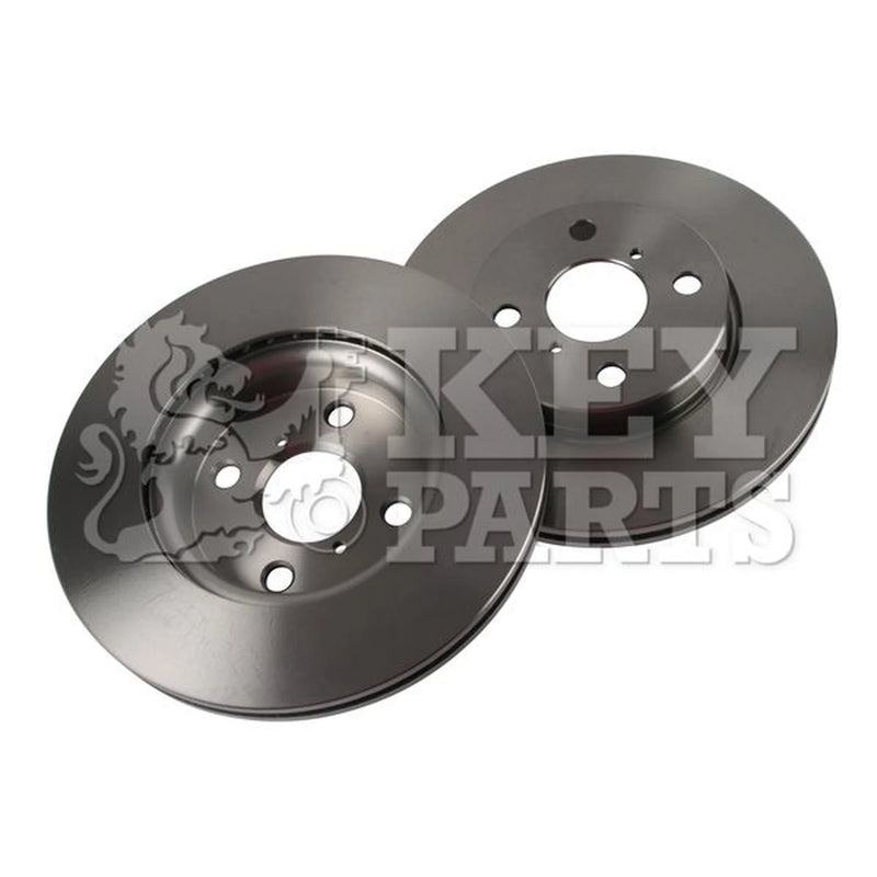 Key Parts 2 x Front Brake Discs KBD4604-x2