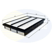 Comline Engine Air Filter CMB12400