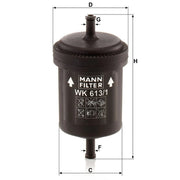 MANN-FILTER Fuel Filter Element WK 613/1