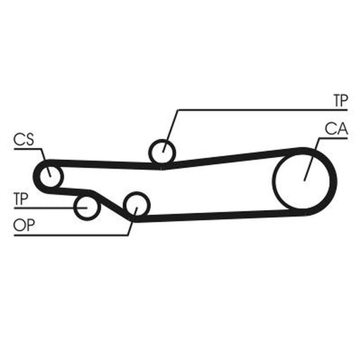 Continental CTAM Timing Belt Cambelt 113 Teeth CT635