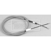 Borg & Beck Handbrake Cable Left Rear BKB2429