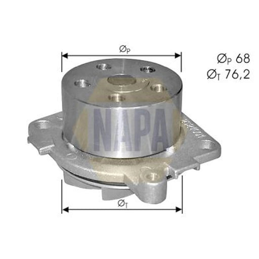NAPA Engine Cooling Water Pump NWP1488