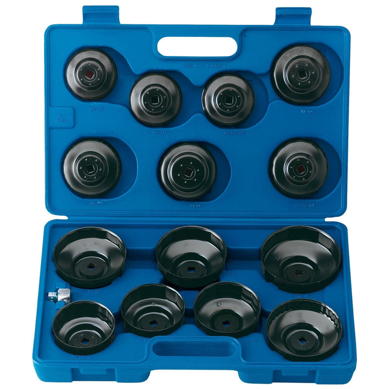 Draper Oil Filter Cup Socket Set, 3/8" Sq. Dr. (15 Piece) 40105 Draper  - Town Parts