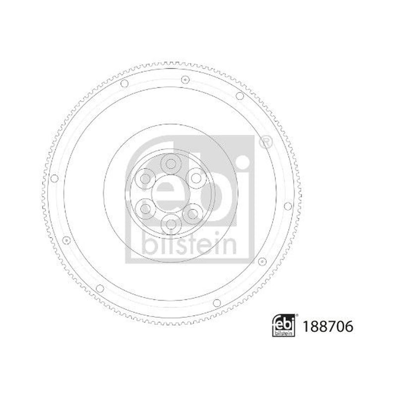 Febi Engine Flywheel 158 Teeth 188706