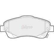 Fahren Front Brake Vented Discs & Pads fits Toyota Avensis 2003-2008 2.0 2.4