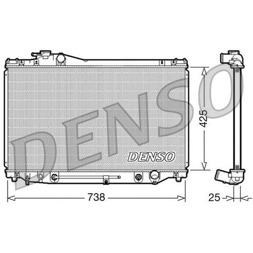 Denso Engine Radiator DRM51007